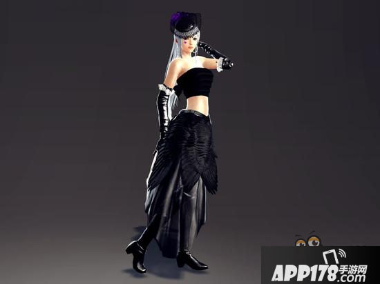 洛奇英雄传永恒伊菲黑色混搭 裹胸显高贵气质