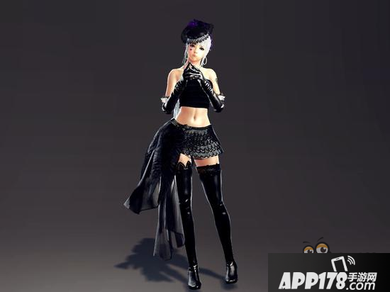 洛奇英雄传永恒伊菲黑色混搭 裹胸显高贵气质