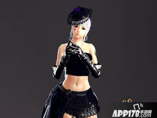 洛奇英雄传永恒伊菲黑色混搭 裹胸显高贵气质