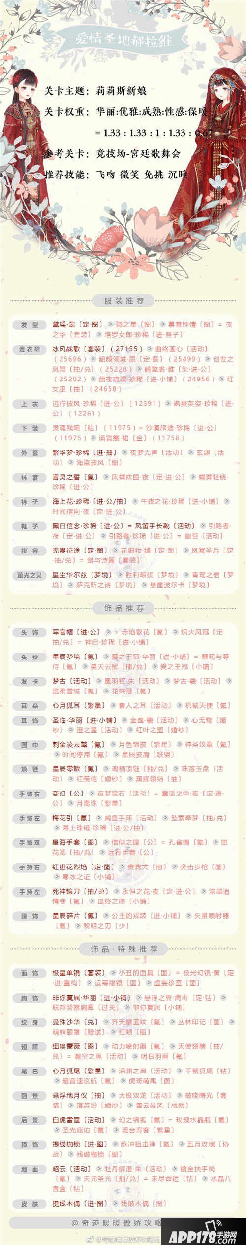 奇迹暖暖倾心回忆第二期莉莉斯新娘搭配攻略