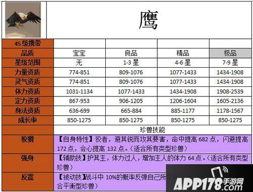 天龙八部手游鹰宝宝怎么样