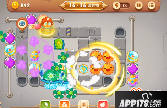 保卫萝卜3手游爬梯模式工厂第二关通关攻略