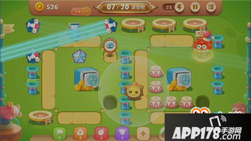 保卫萝卜3手游冒险模式游乐场 第8关金萝卜攻略