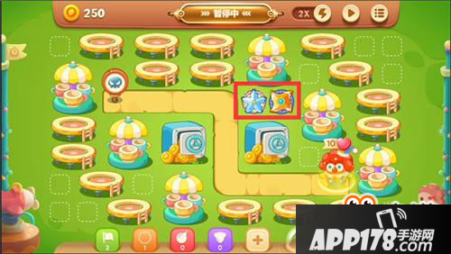 保卫萝卜3手游冒险模式游乐场 第2关金萝卜攻略