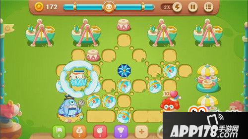 保卫萝卜3手游冒险模式游乐场 第10关金萝卜攻略