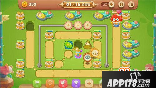 保卫萝卜3手游冒险模式游乐场 第11关金萝卜攻略