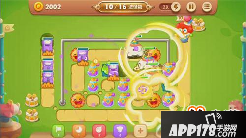 保卫萝卜3手游冒险模式游乐场 第11关金萝卜攻略