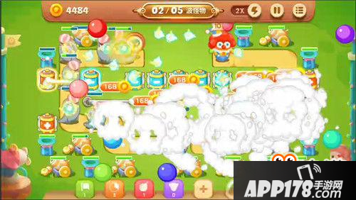 保卫萝卜3手游冒险模式游乐场 第5关金萝卜攻略