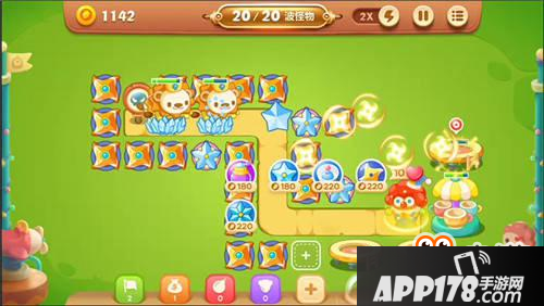 保卫萝卜3手游冒险模式游乐场 第2关金萝卜攻略