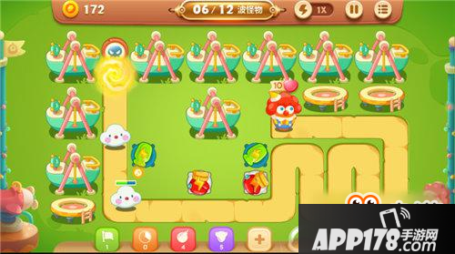 保卫萝卜3手游冒险模式游乐场 第31关金萝卜攻略