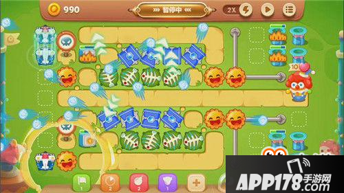保卫萝卜3手游冒险模式游乐场 第15关金萝卜攻略