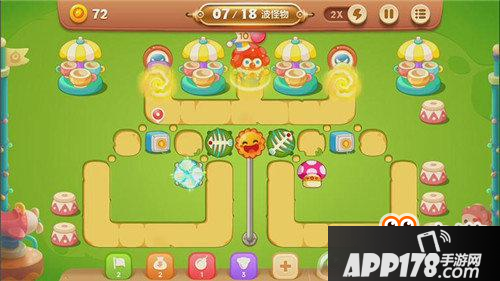 保卫萝卜3手游冒险模式游乐场 第21关金萝卜攻略