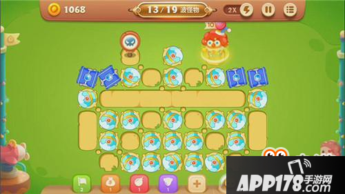保卫萝卜3手游冒险模式游乐场 第12关金萝卜攻略