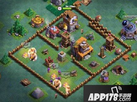 部落冲突第二大本营4本阵型