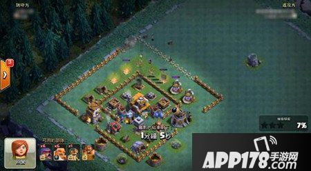 部落冲突夜世界5本阵型