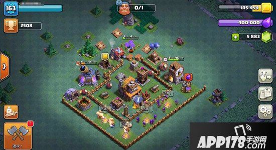 部落冲突夜世界4本阵型