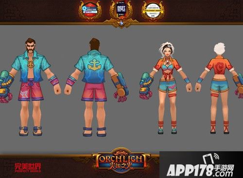 火炬之光夏季泳装