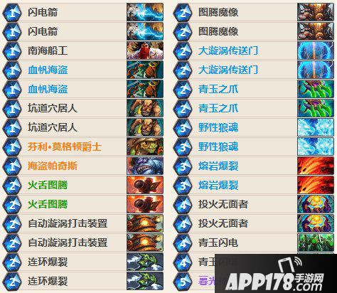 炉石传说快攻青海萨卡组推荐 炉石传说萨满卡组