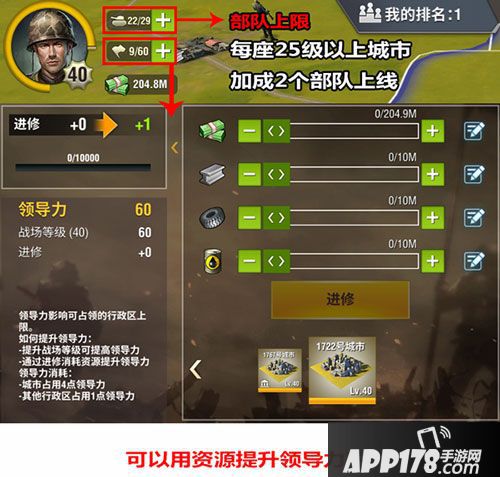 二战风云2领导力