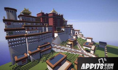 我的世界建筑布达拉宫欣赏 难以超越的作品