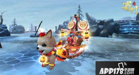 最强神犬组合 《蜀门手游》限定时装坐骑首亮相