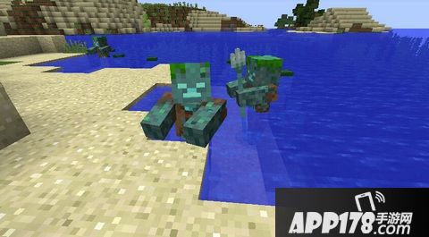 水里终于也不安全了 我的世界中水鬼Drowned