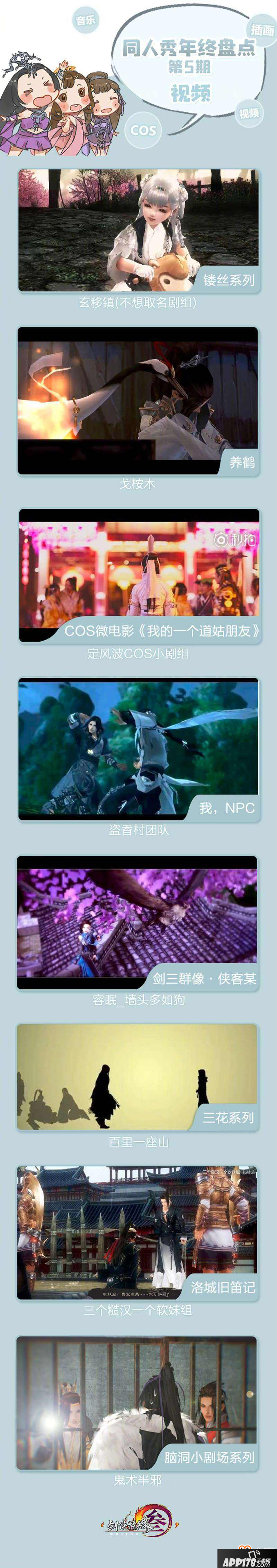 好礼贺岁 《剑网3》2017年度优秀同人作品