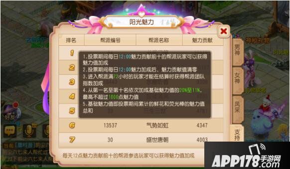 仪表万方 梦幻西游手游阳光魅力榜评选开始
