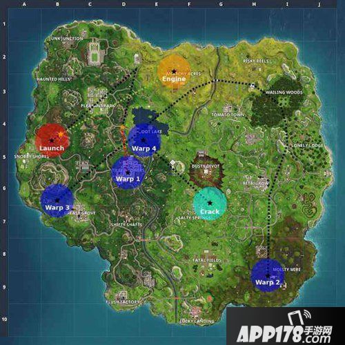 堡垒之夜手游火箭升空 天空崩裂引巨变！