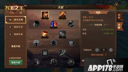 万王之王3d神射手天赋怎么加 神射手天赋加点推荐