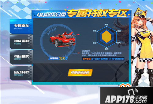 QQ飞车手游赤速战神如何？赤速战神属性一览
