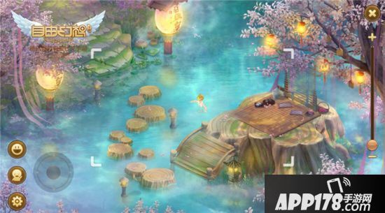 自由幻想手游全新浪漫地图八王府 荡荡秋千惬意人生