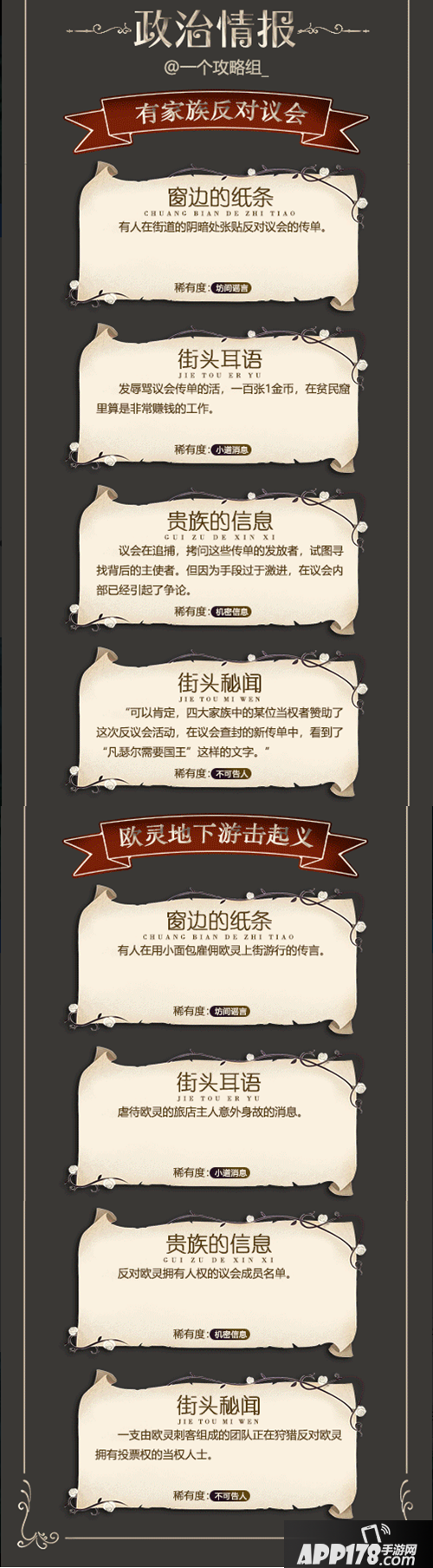 螺旋圆舞曲政治情报汇总