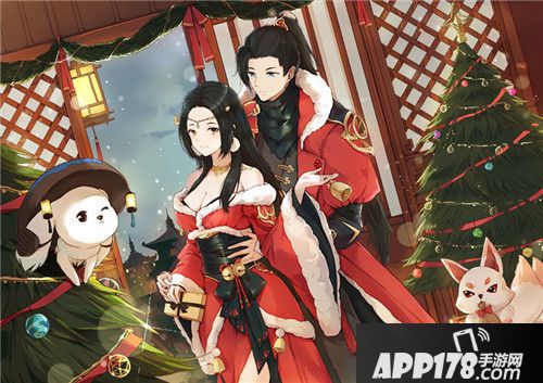 天下手游雪醉棠红点缀大荒冬日