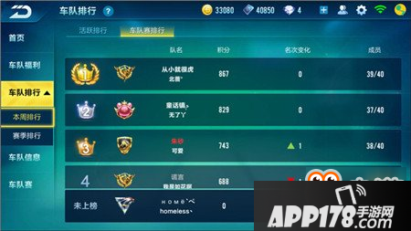 不收无能之辈 QQ飞车手游车队排行系统介绍