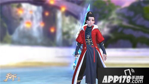 天下手游雪醉棠红点缀大荒冬日