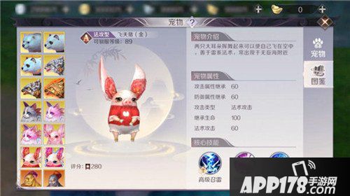 完美世界手游飞天猪图鉴