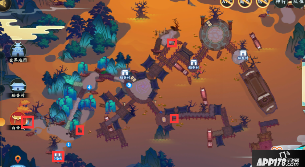 剑网3指尖江湖白帝城下7个箱子