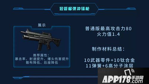 明日之后短管榴弹冲锋枪使用方法