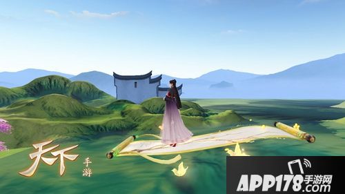 枕书醉梦山海事，醒时折枝问蓬莱《天下》手游联动汉服