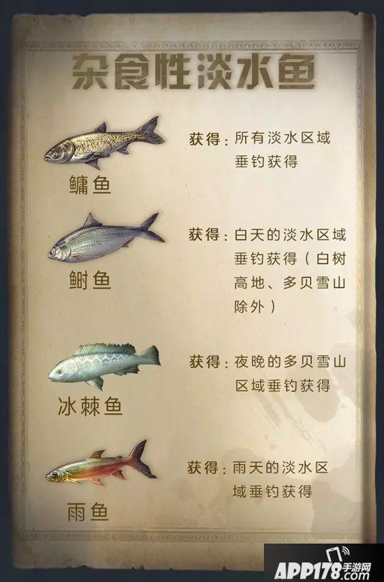 明日之后更新解读 新钓鱼手册&全新鱼类食谱