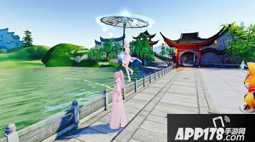 天下手游满屏红衣美人暴击