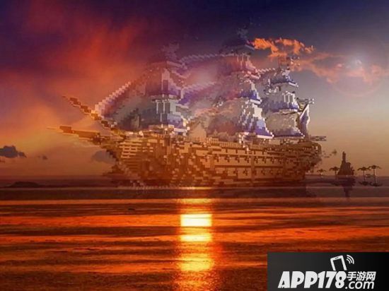 我的世界方块展示完美曲线 从大神造的风帆上能看出流动的风