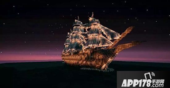 我的世界方块展示完美曲线 从大神造的风帆上能看出流动的风