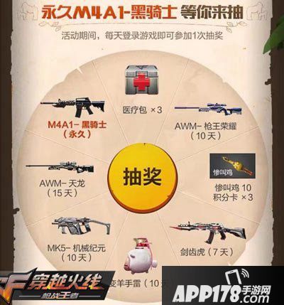 CF手游周年庆福利活动