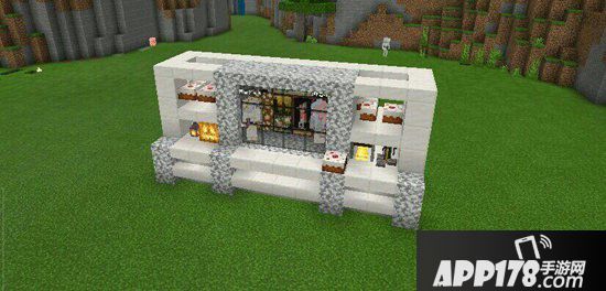 我的世界房屋内饰设计教程 电视墙与贴顶灯制作方法