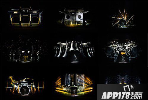 天龙八部手游联手少林寺投影