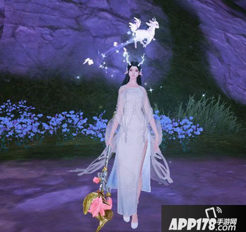 天下手游灵鹿坐骑仙萌降世 飞雪流霞现灵鹿