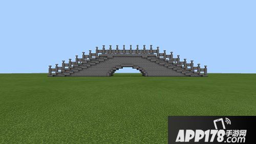 我的世界古代石拱桥一孔教程 古代石拱桥一孔怎么做