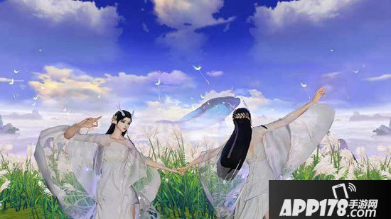 天下手游大荒美人图鉴年末更新 芙蓉不及美人妆